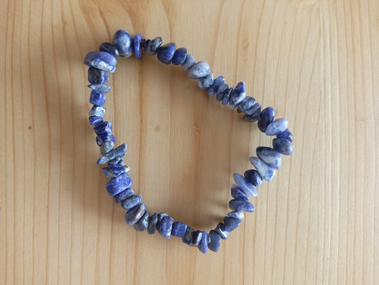 Blue Sodalite Chips Bracelet