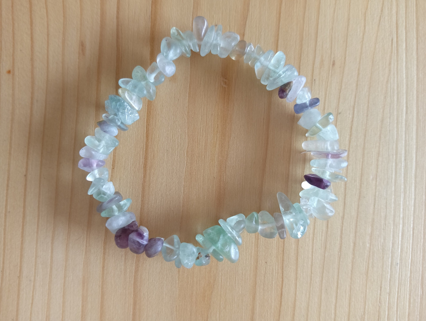 Fluorite Chips Bracelet