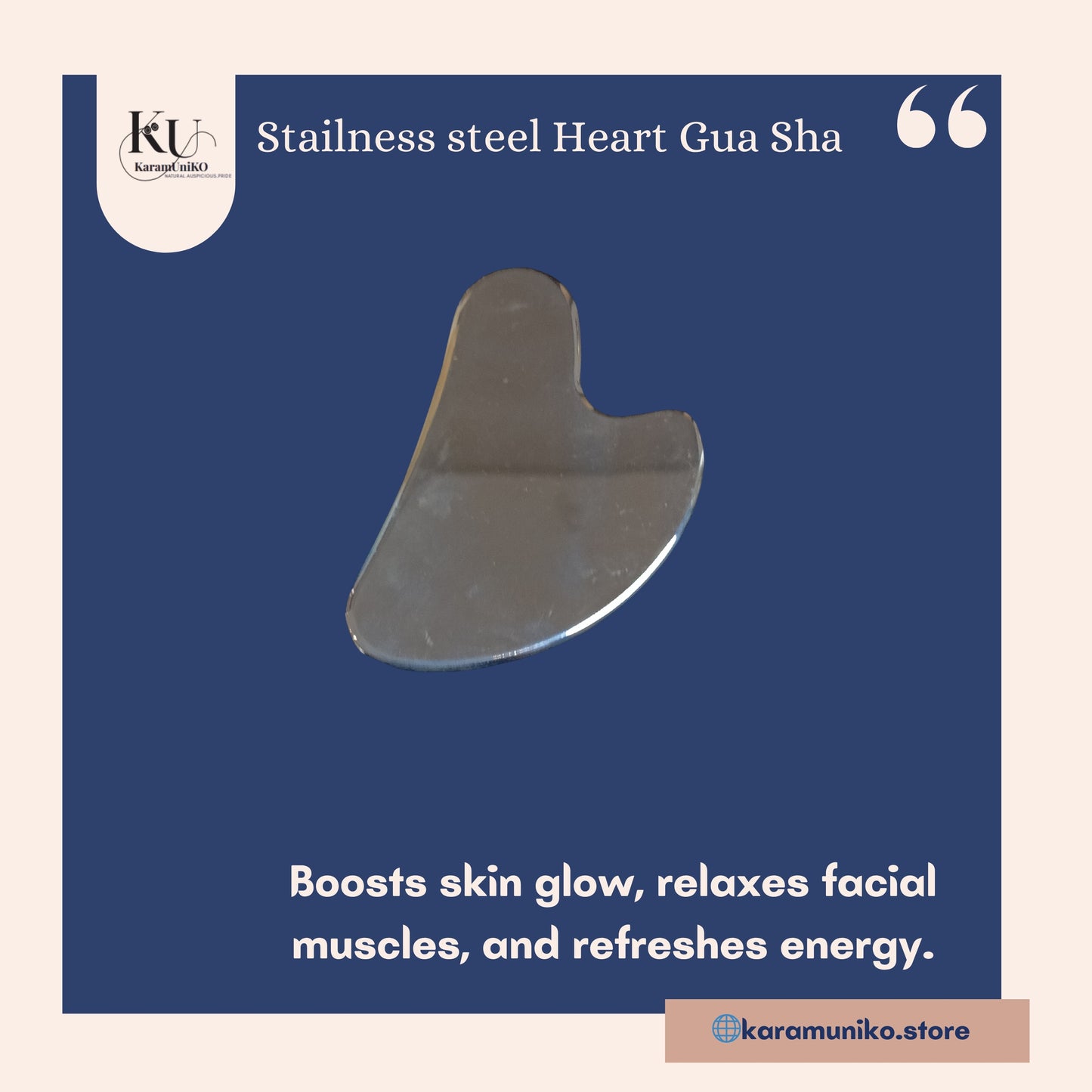 Stainless Steel Gua Sha Tool