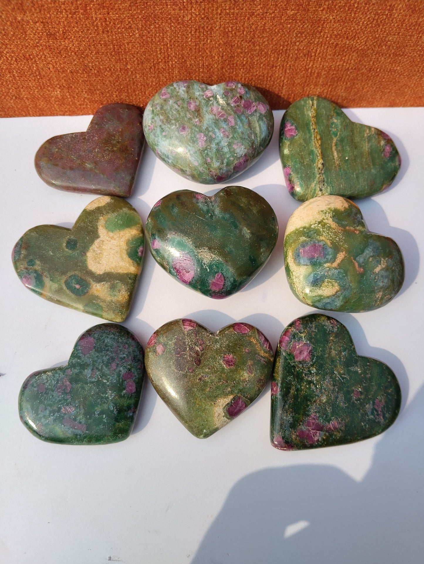 Ruby Zoisite Heart – A Fusion of Passion and Harmony