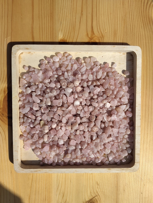 Rose Quartz Crystal Chips