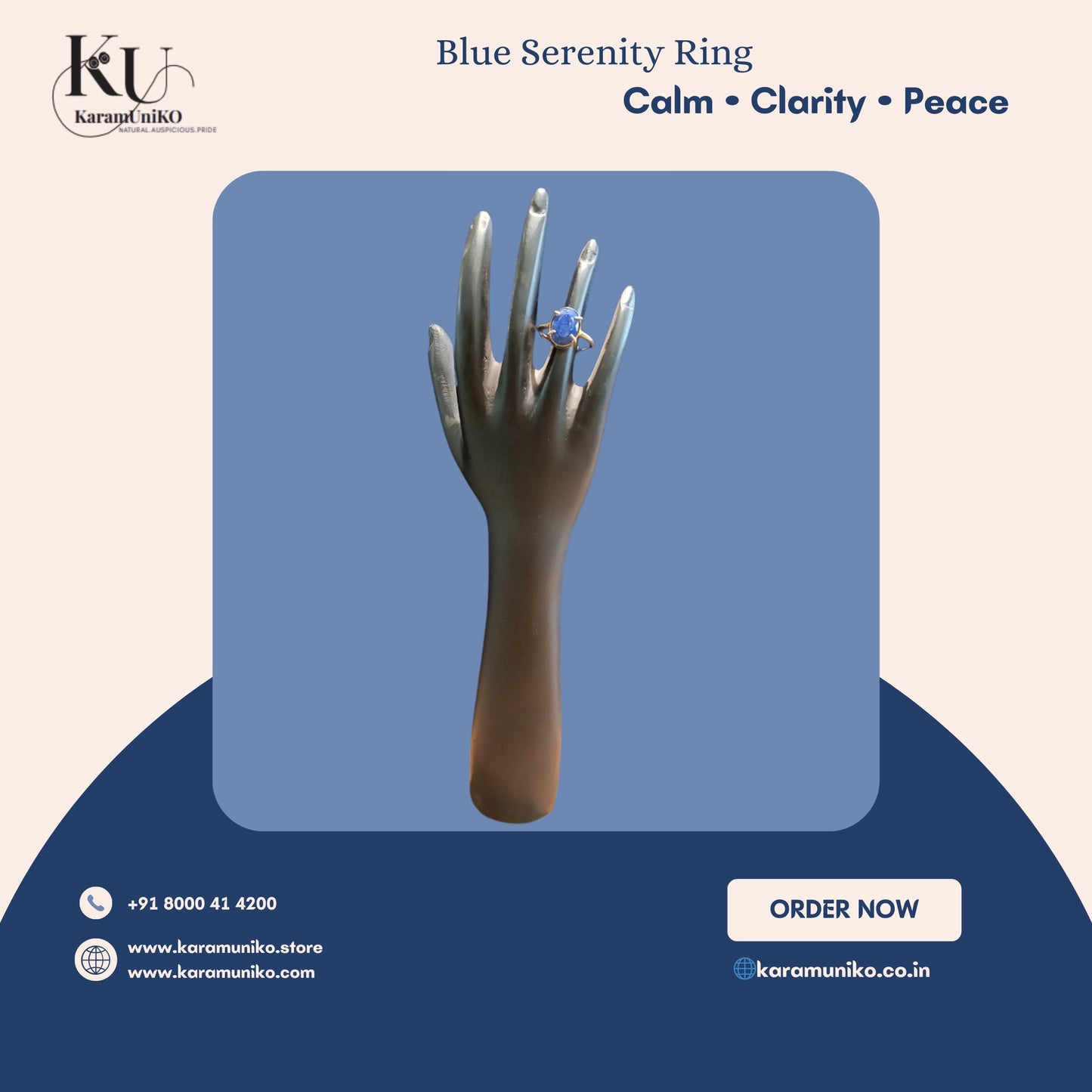 Blue Serenity Ring