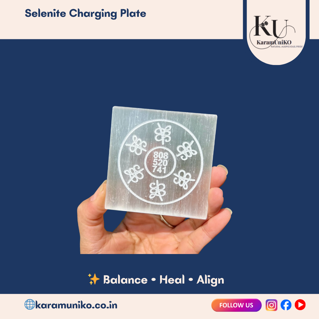 Grabovoi Code Energy Selenite Charging Plate