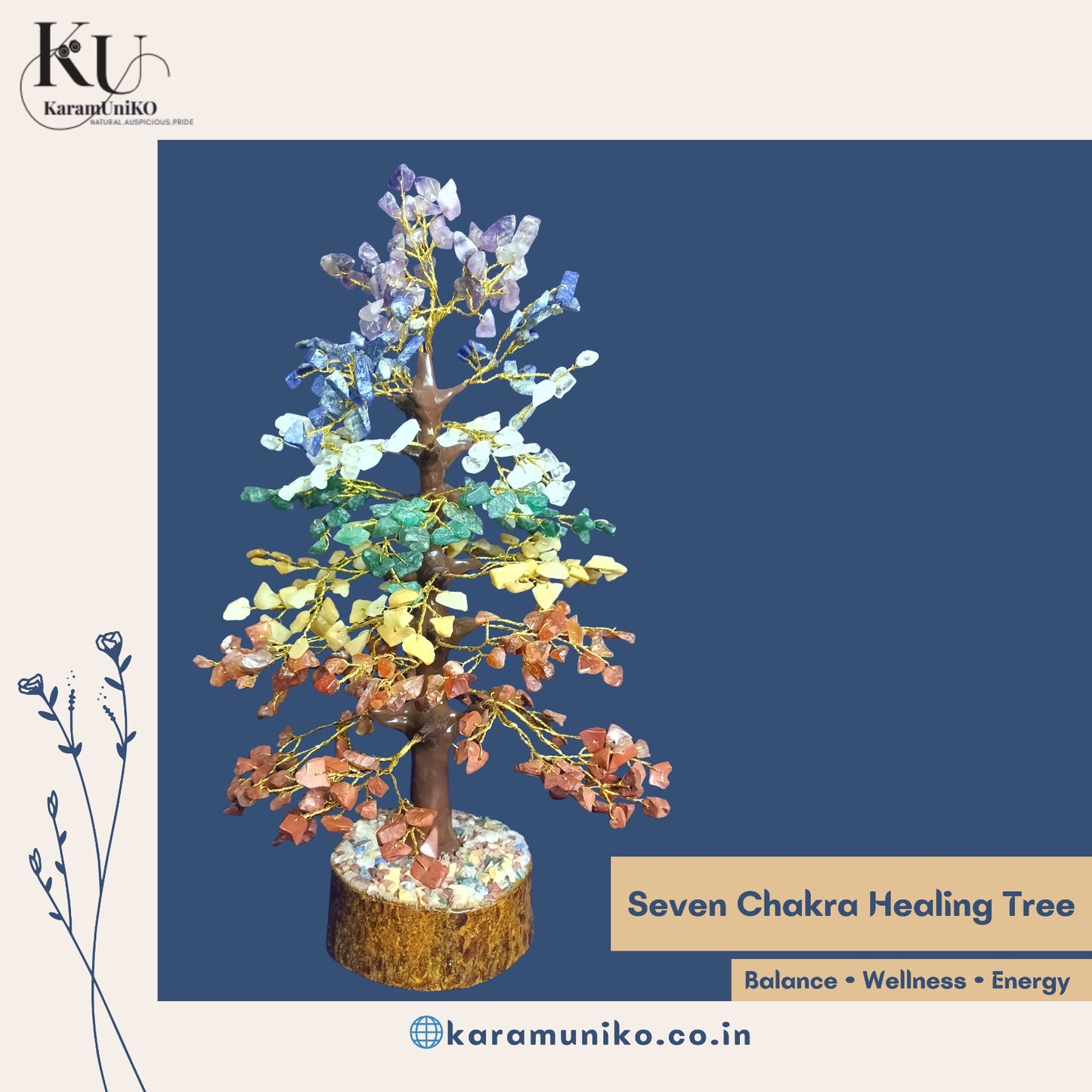 Seven Chakra Healing Tree