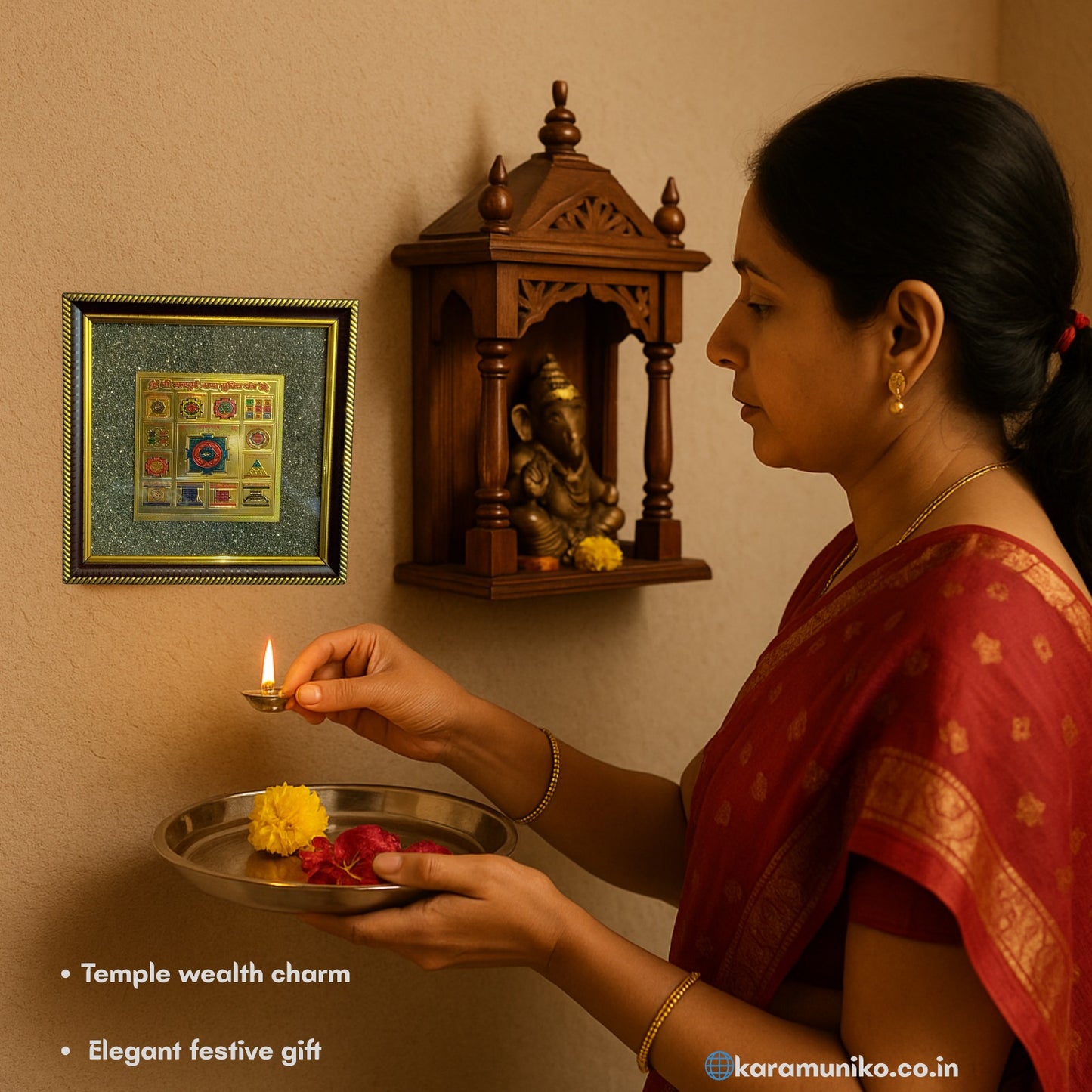 shree Mahalaxmi Yantra Frame