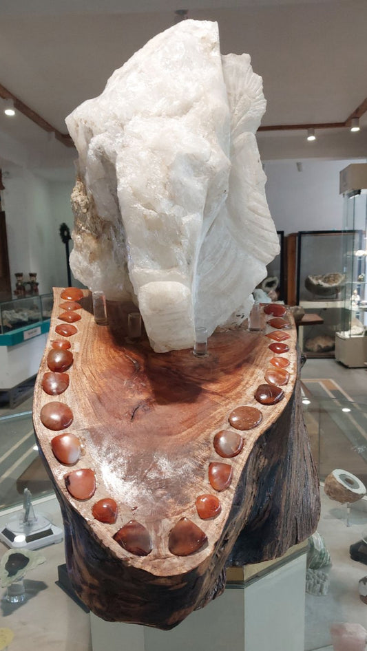 Karam Crystal Ganesha Carnelian Grace