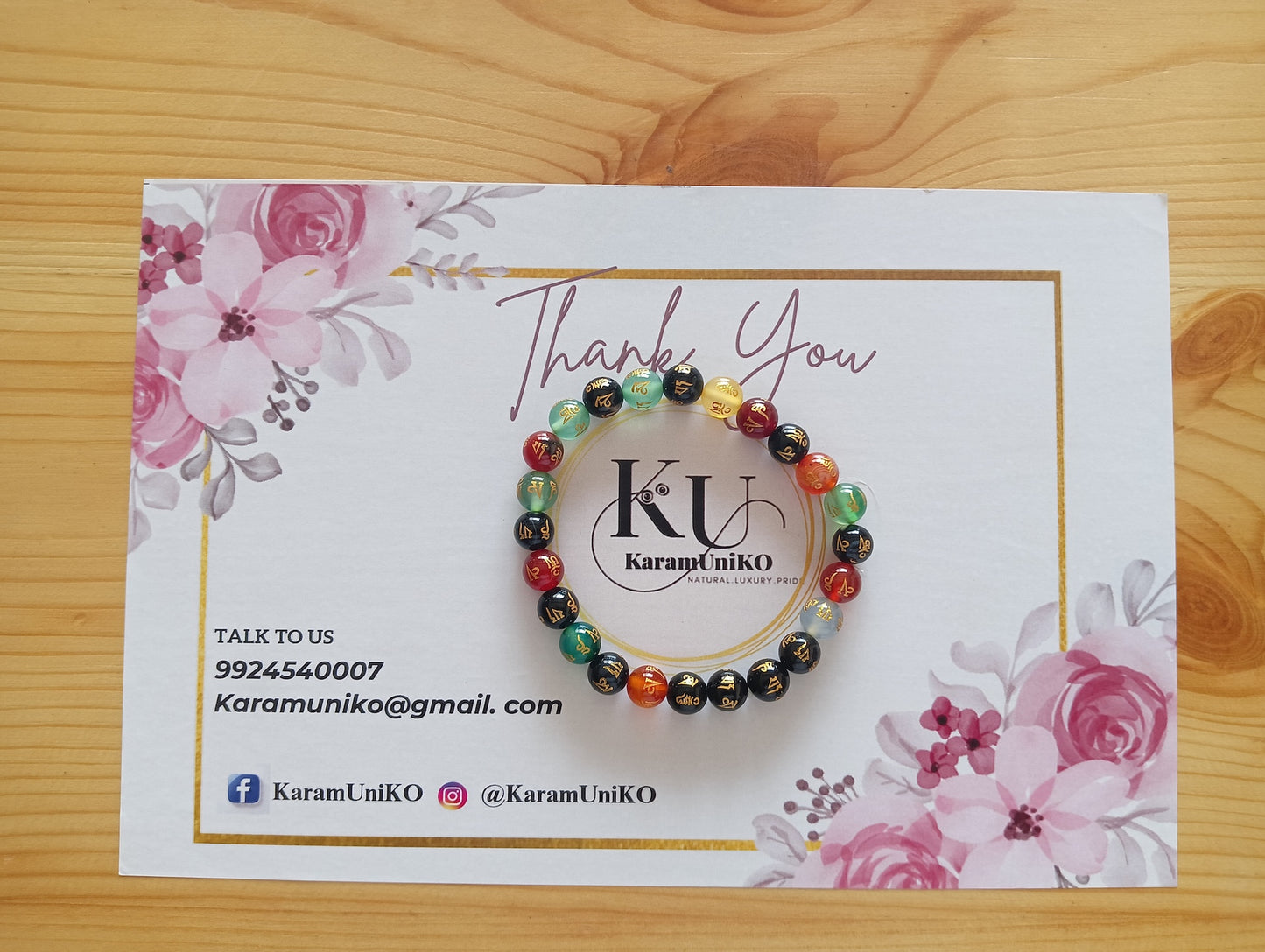 7 Chakra with OM Mani Padmhe Bracelet