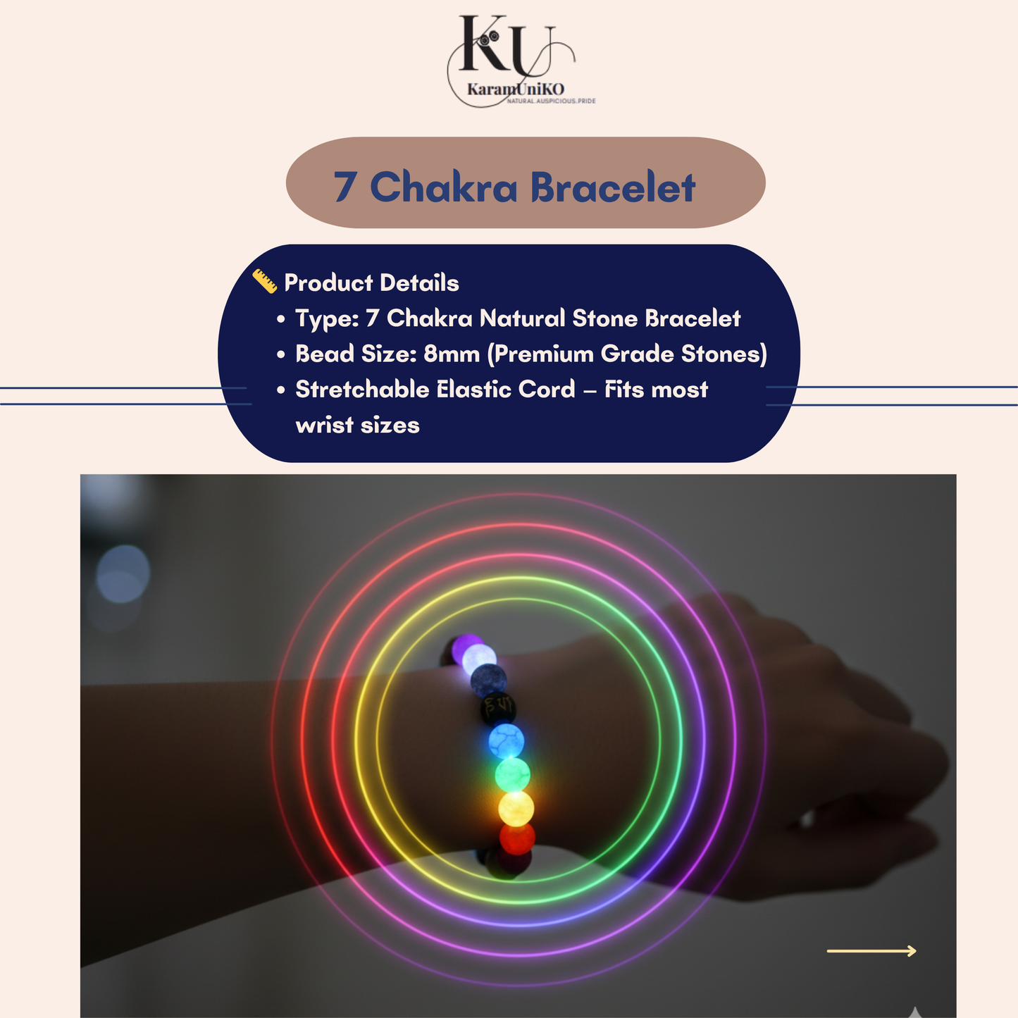 7 Chakra Energy Healing Bracelet