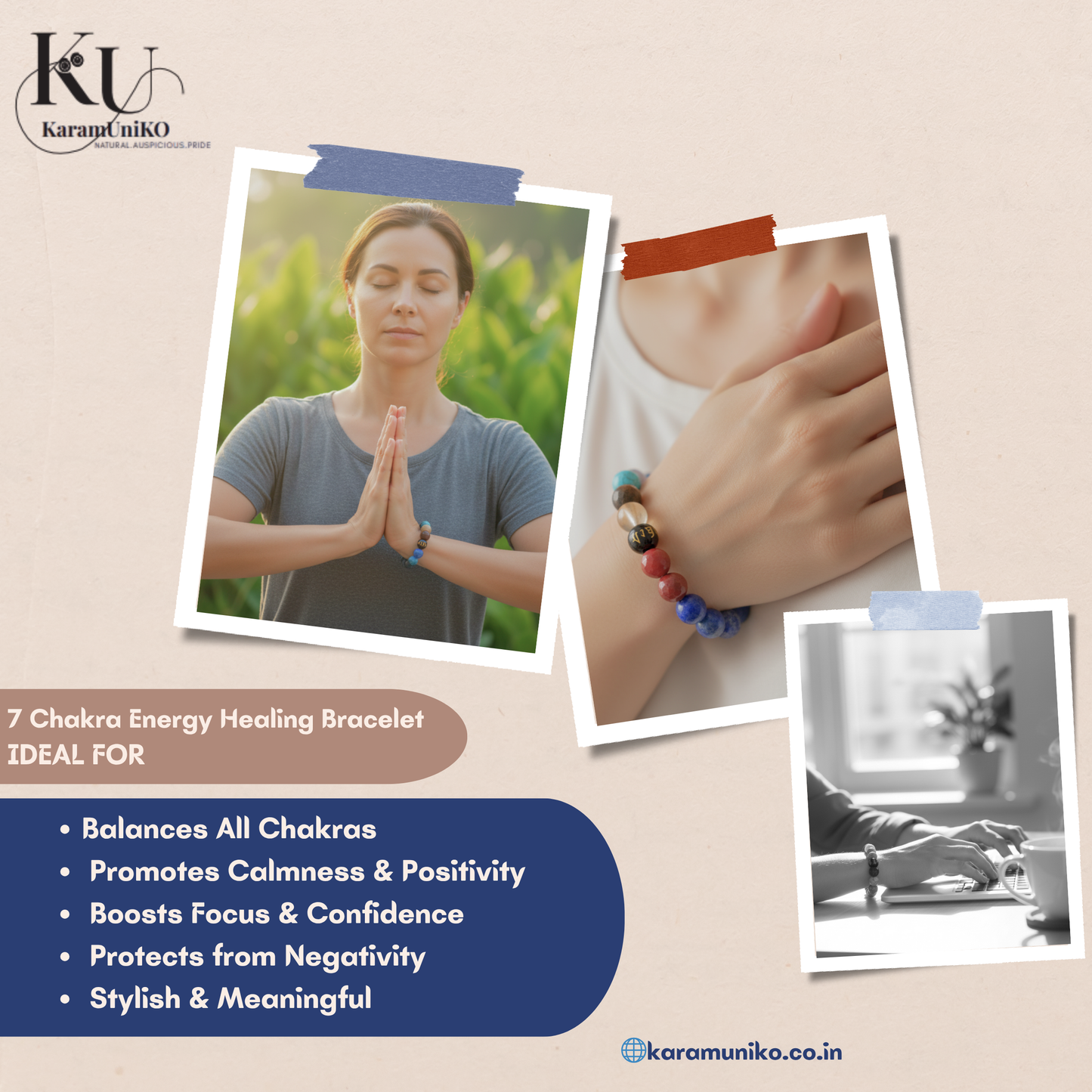 7 Chakra Energy Healing Bracelet