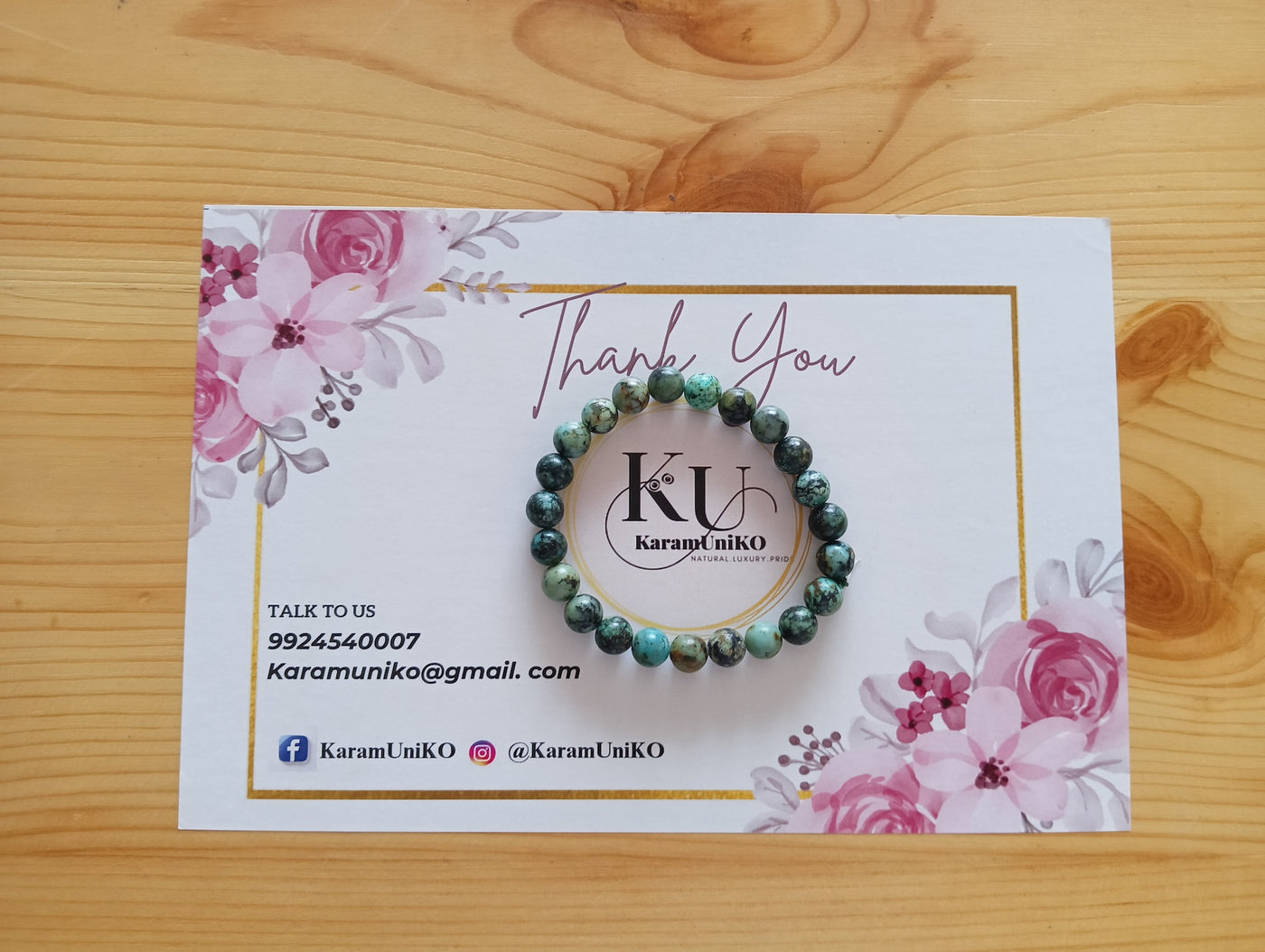 African Turquoise Bracelet