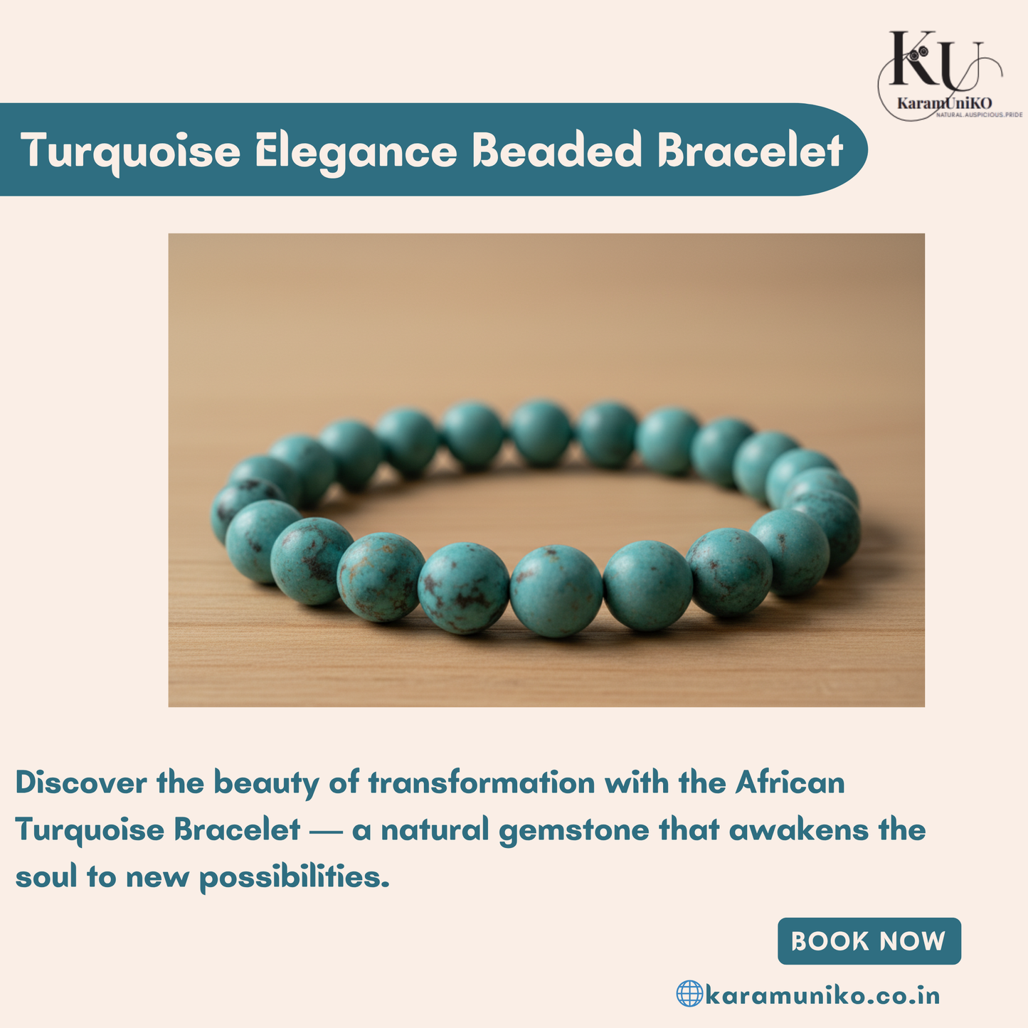 African Turquoise Bracelet