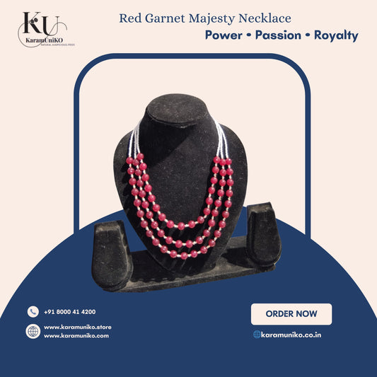Red Garnet Majesty Necklace