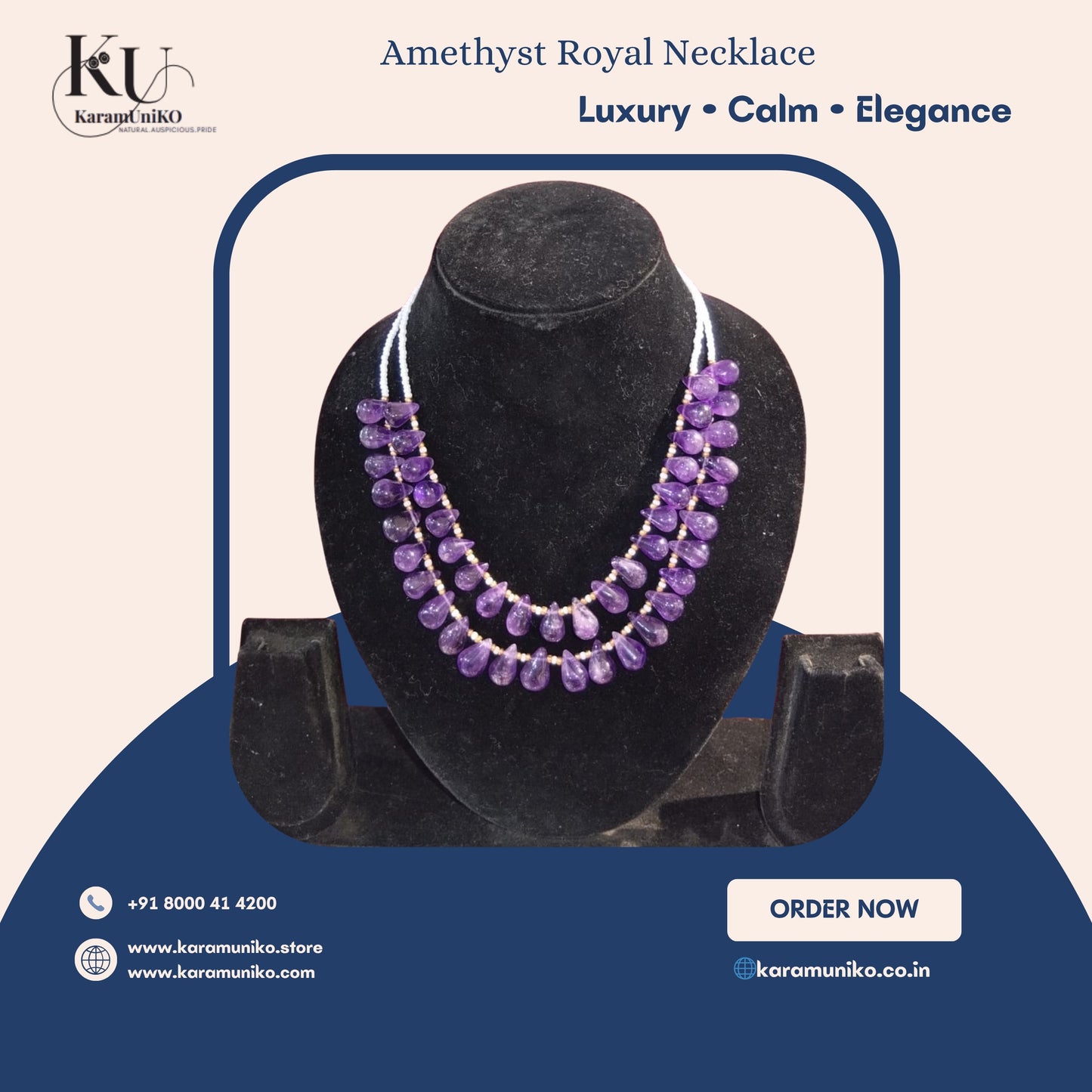Amethyst Royal Necklace