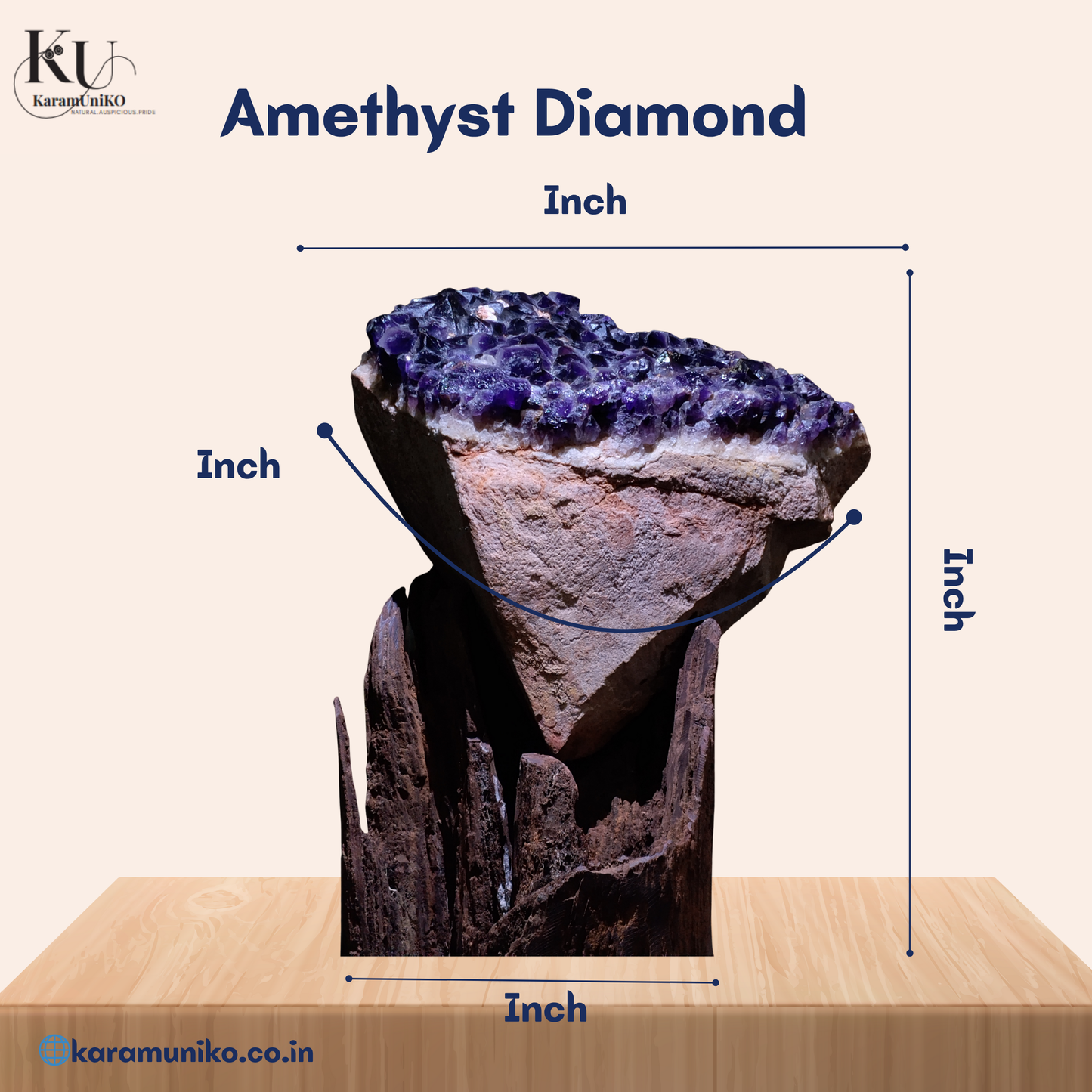 Diamond Amethyst Crown