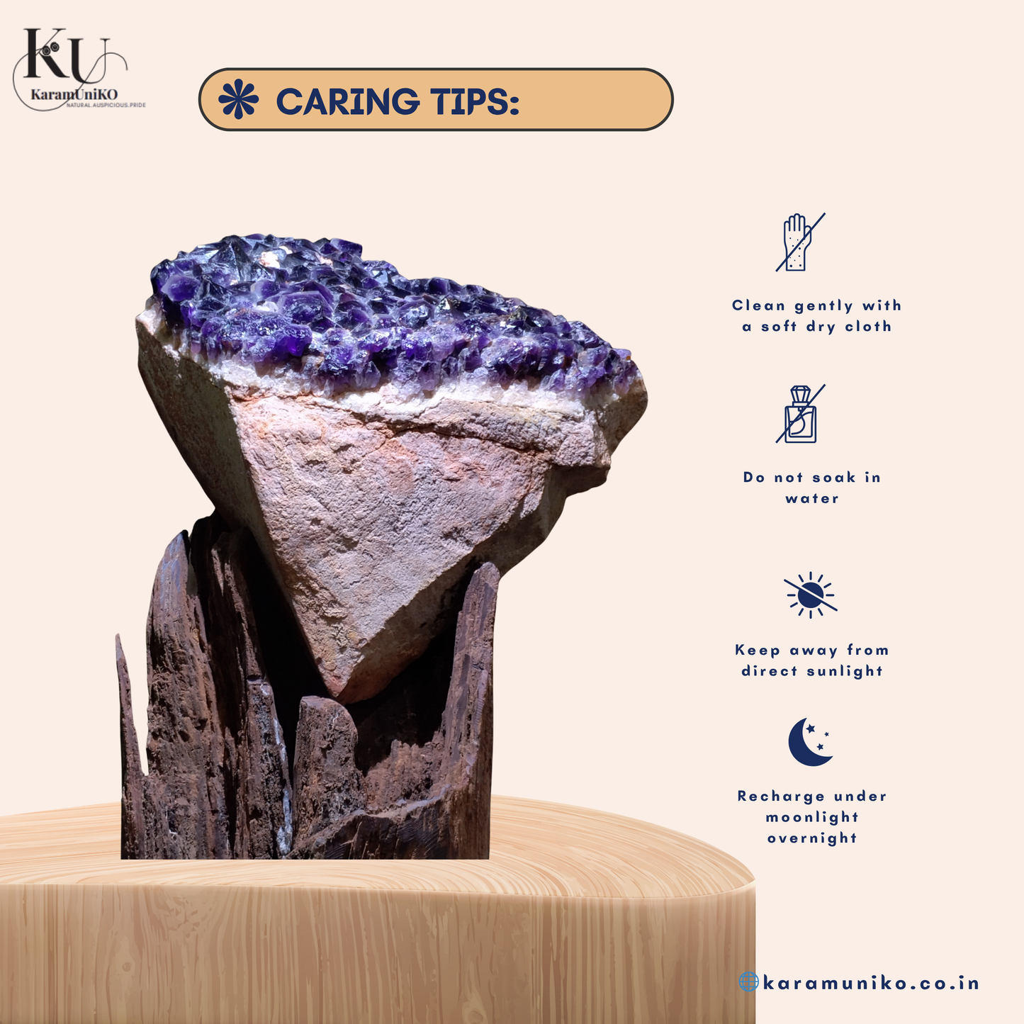 Diamond Amethyst Crown