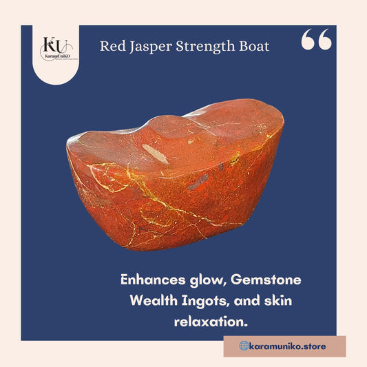 Red Jasper Strength Boat
