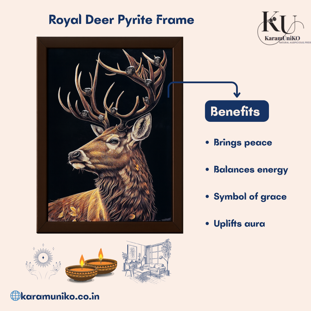 🦌 Royal Deer Pyrite Frame