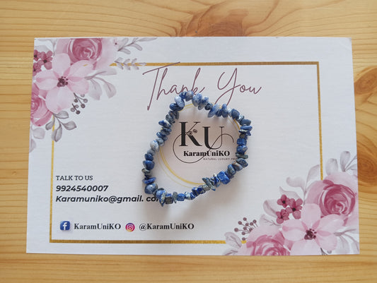 Blue Sodalite Chips Bracelet