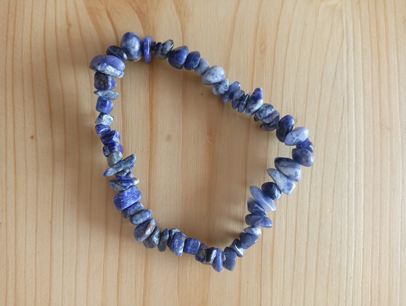Blue Sodalite Chips Bracelet