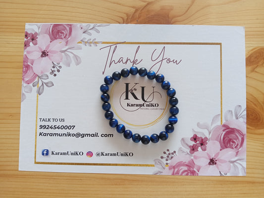Blue Tiger Eye Bracelet