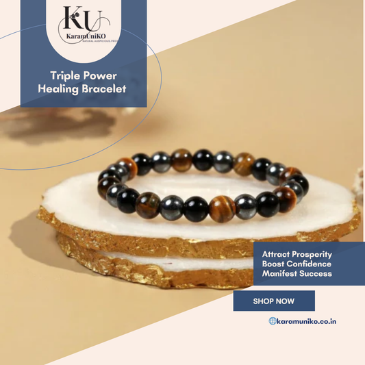Triple Power Wealth, Strength & Protection Bracelet