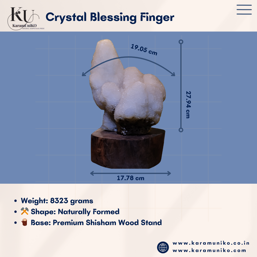 Crystal Blessing Finger – The Divine Touch of Nature