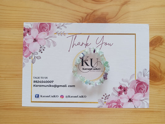 Fluorite Chips Bracelet