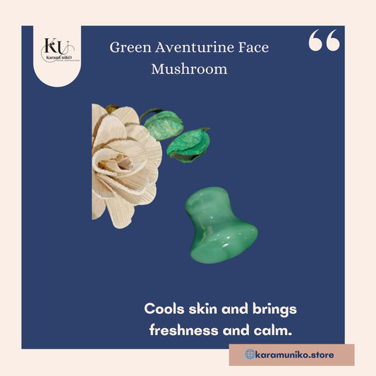 Green Aventurine Massage Mushroom