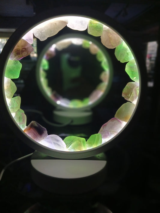 Cosmic Quartz Ring – [ Labrodorite]