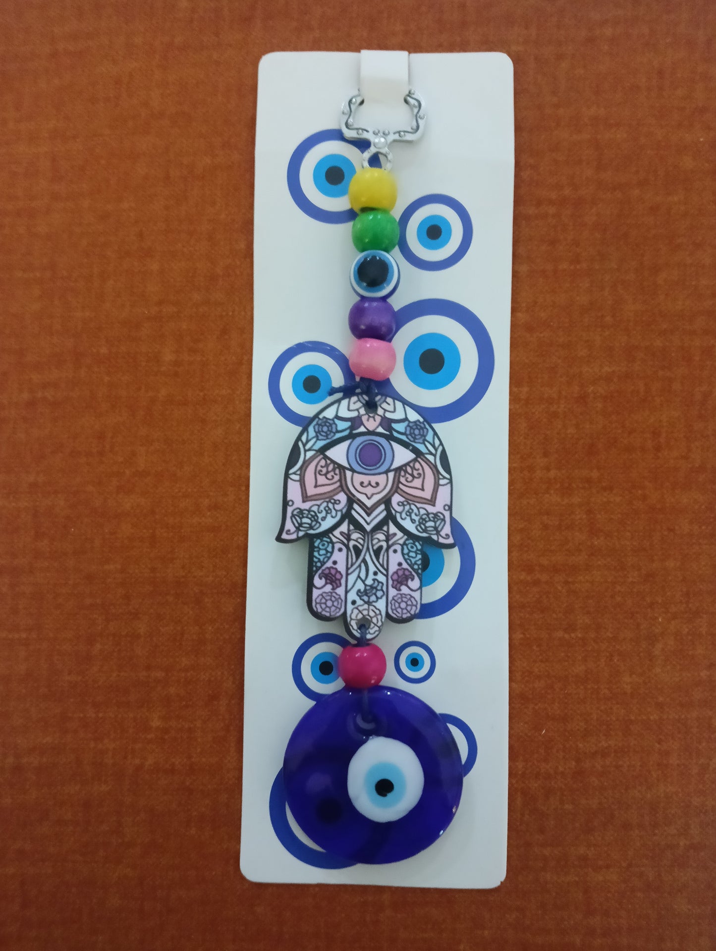 Hamsa Hand Evil Eye Wall Hanging – Protection, Positivity &amp; Harmony