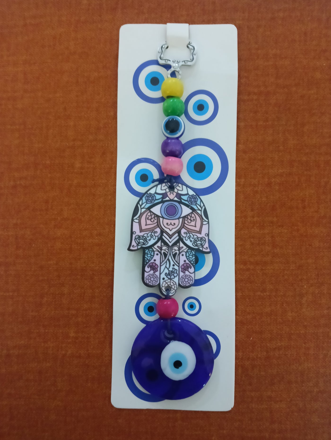 Hamsa Hand Evil Eye Wall Hanging – Protection, Positivity &amp; Harmony