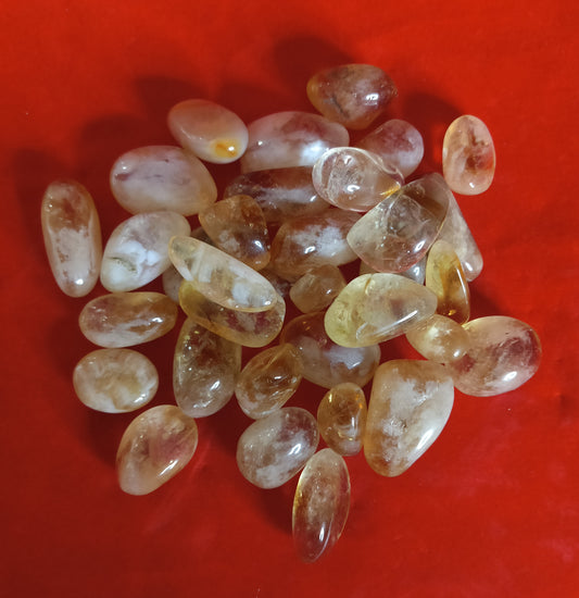 Natural Citrine Tumble Stones – The Stone of Abundance & Positivity