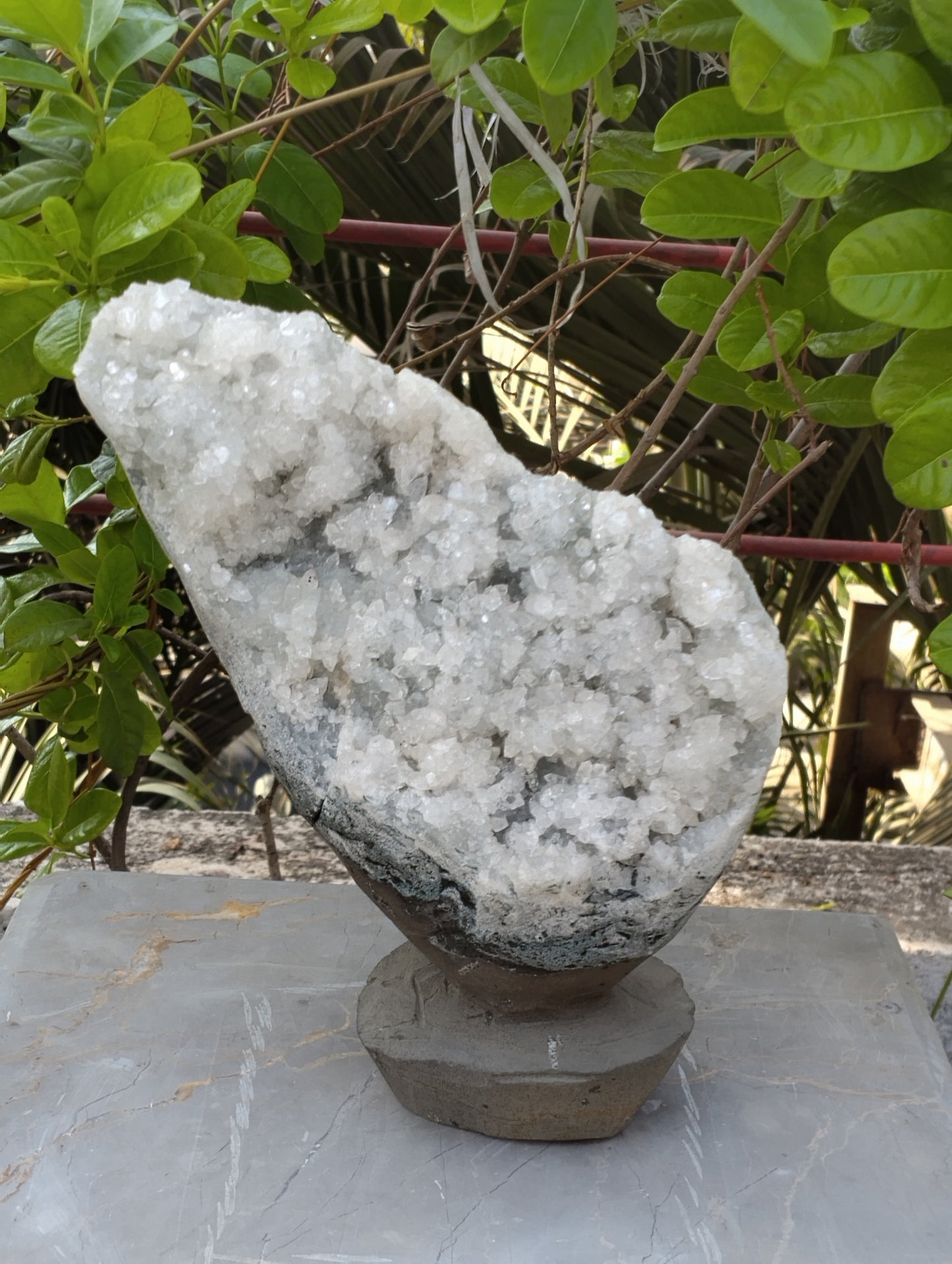 The Vitreous Bouquet (Apophyllite aqua quartz)