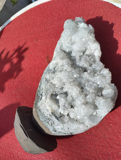 The Vitreous Bouquet (Apophyllite aqua quartz)