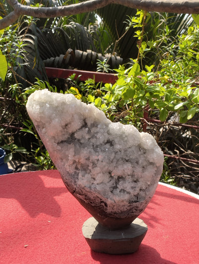 The Vitreous Bouquet (Apophyllite aqua quartz)