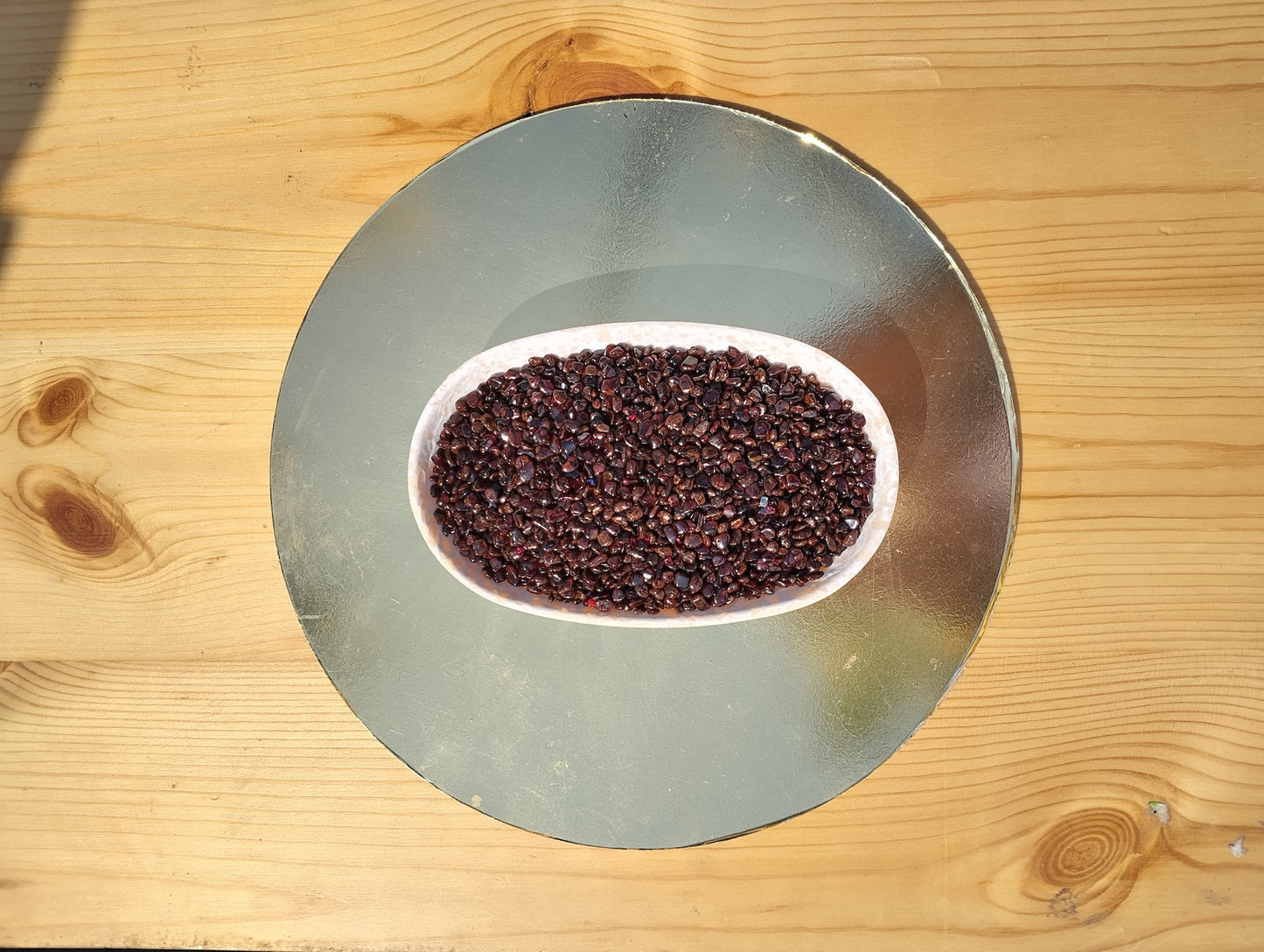 Red Garnet Crystal Chips