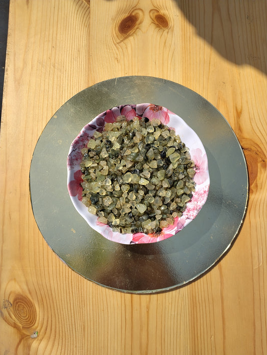 Prehnite Crystal Chips