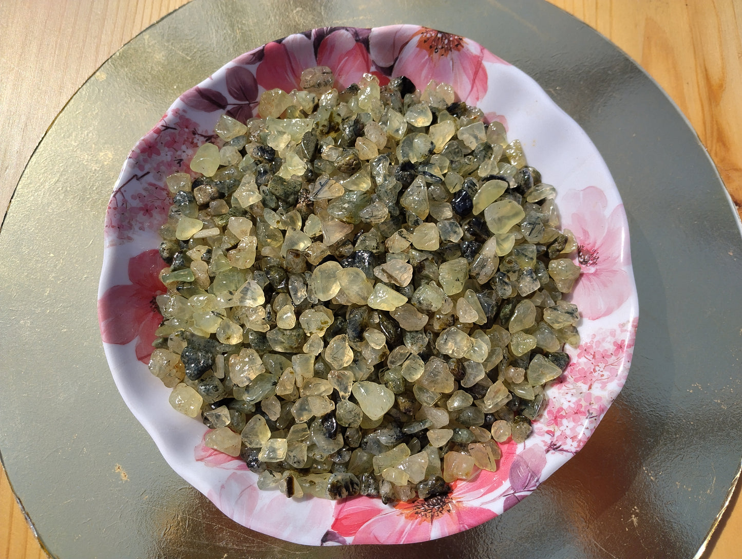 Prehnite Crystal Chips