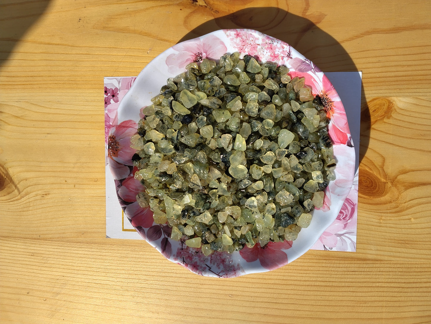 Prehnite Crystal Chips