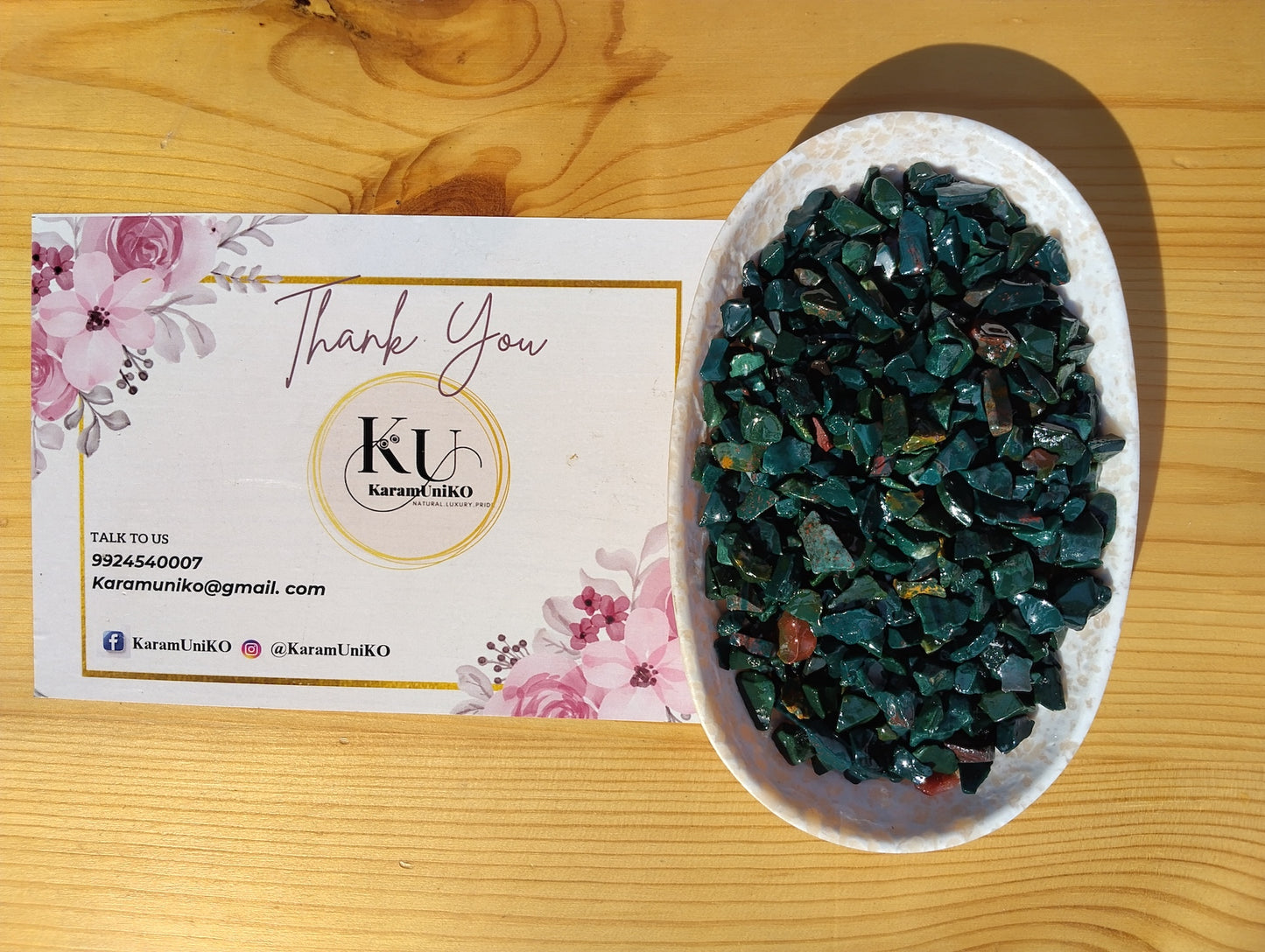 Bloodstone Crystal Chips