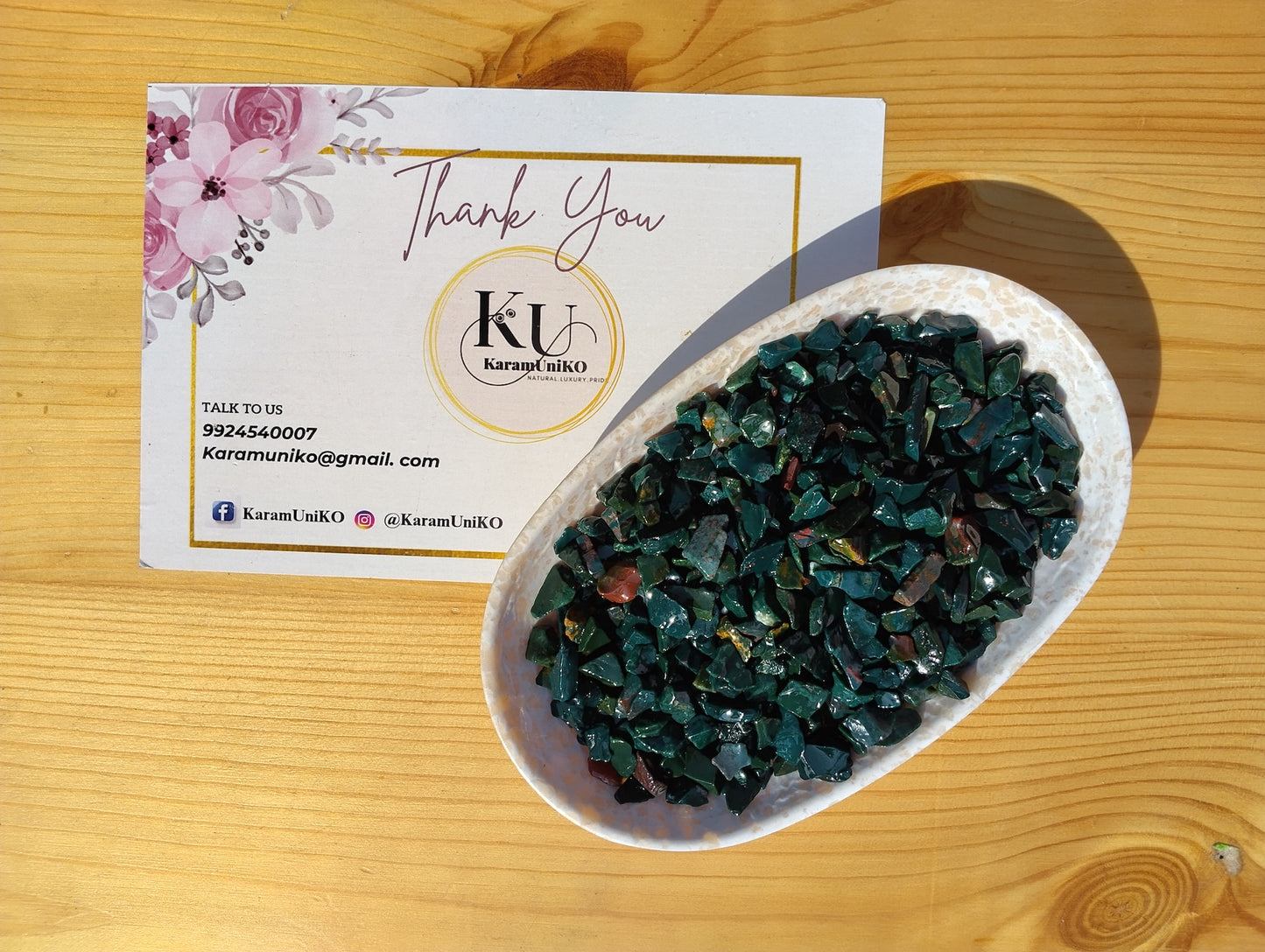 Bloodstone Crystal Chips