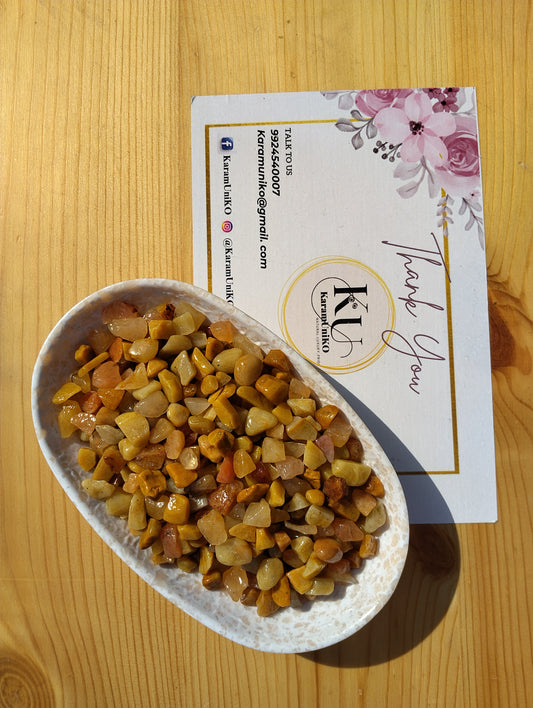 Yellow Jasper Crystal Chips