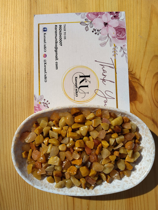 Yellow Jasper Crystal Chips
