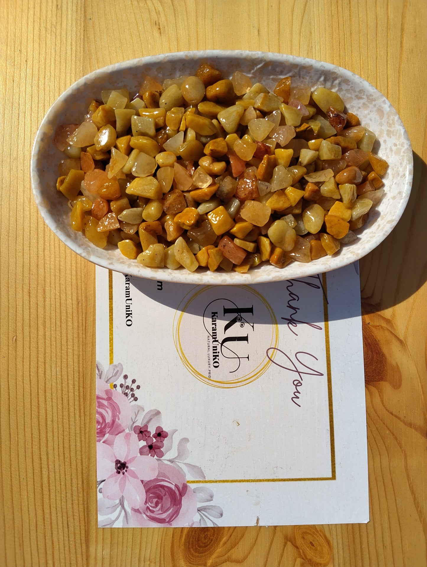 Yellow Jasper Crystal Chips