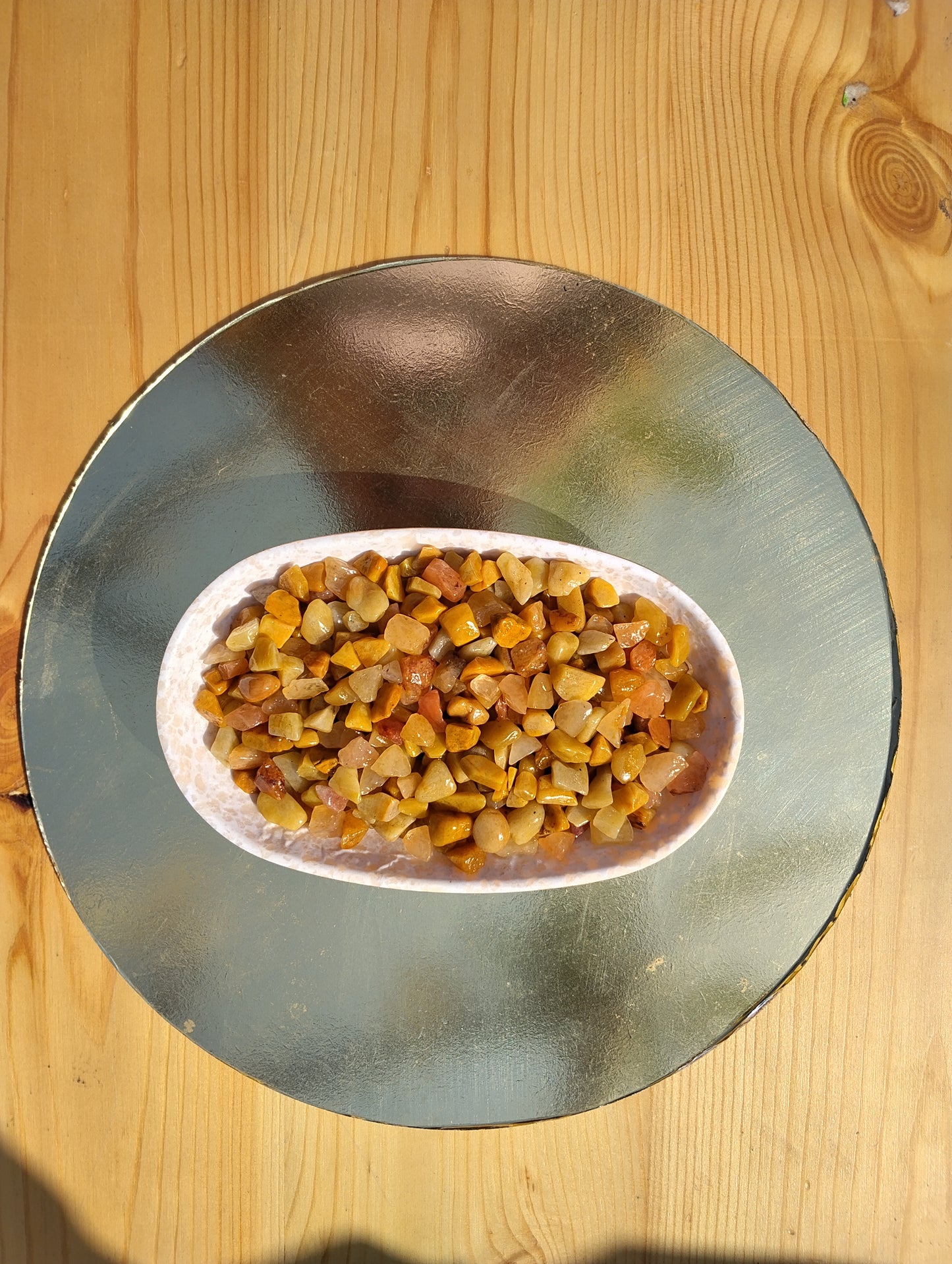 Yellow Jasper Crystal Chips