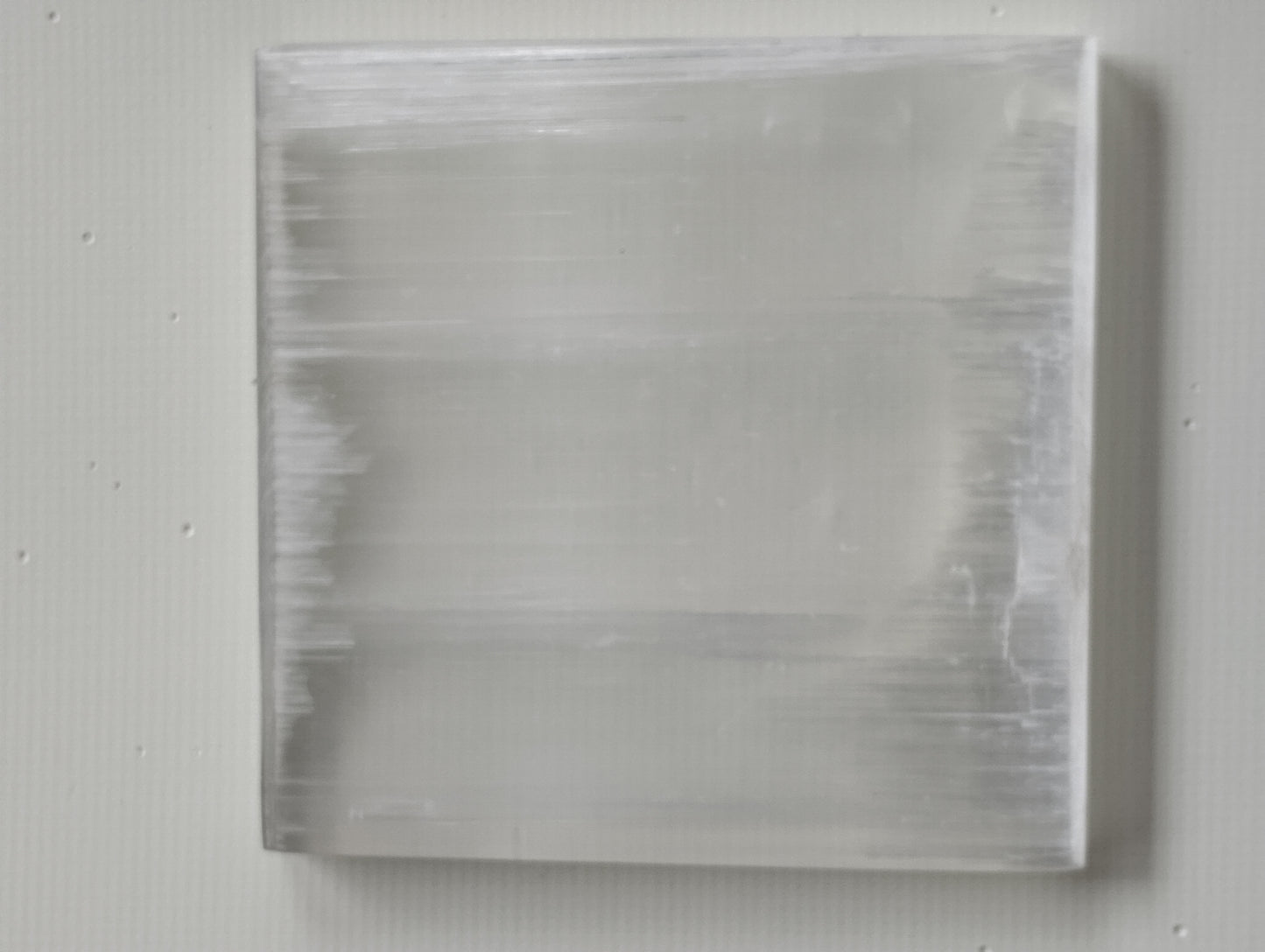 Frosted Serenity selenite Plate