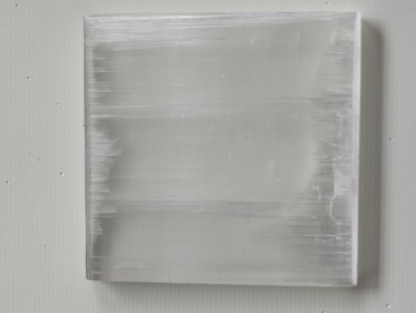 Frosted Serenity selenite Plate