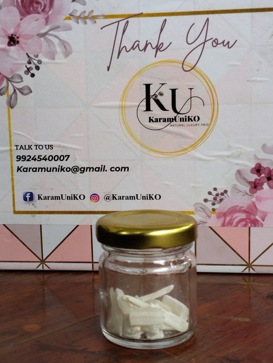 Selenite Raw Crystal Jar