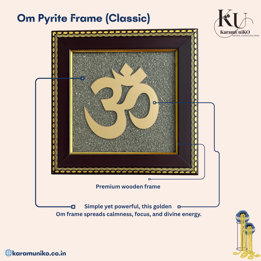 Om Pyrite Frame (Classic)