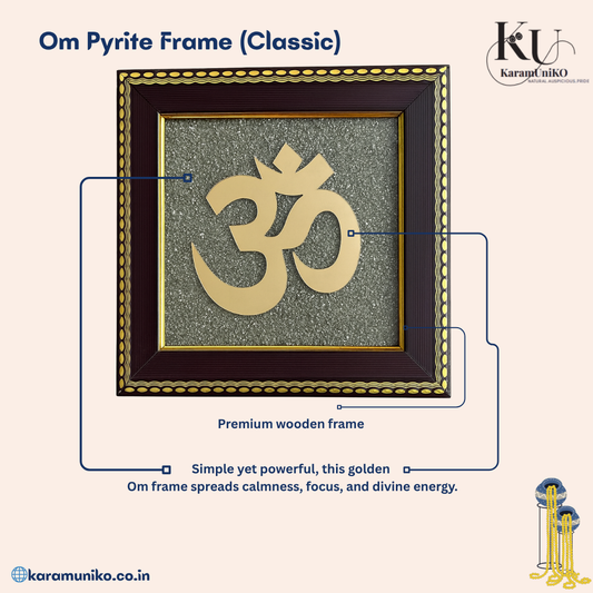 Om Pyrite Frame (Classic)